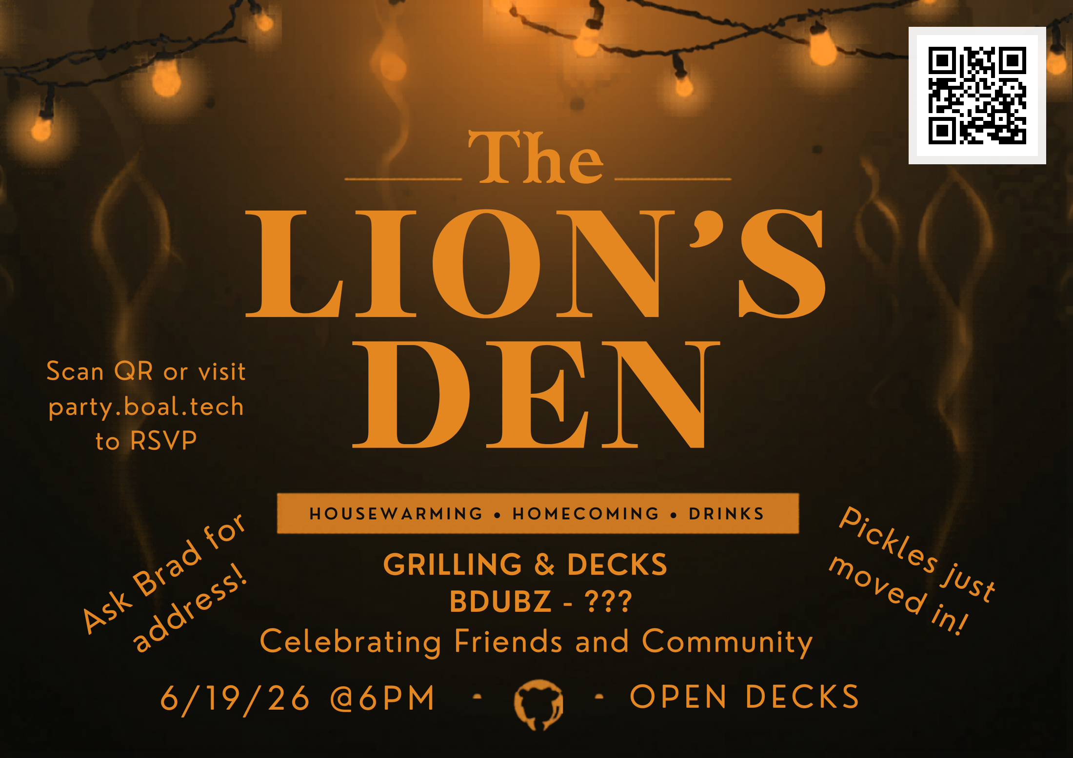 Event flyer